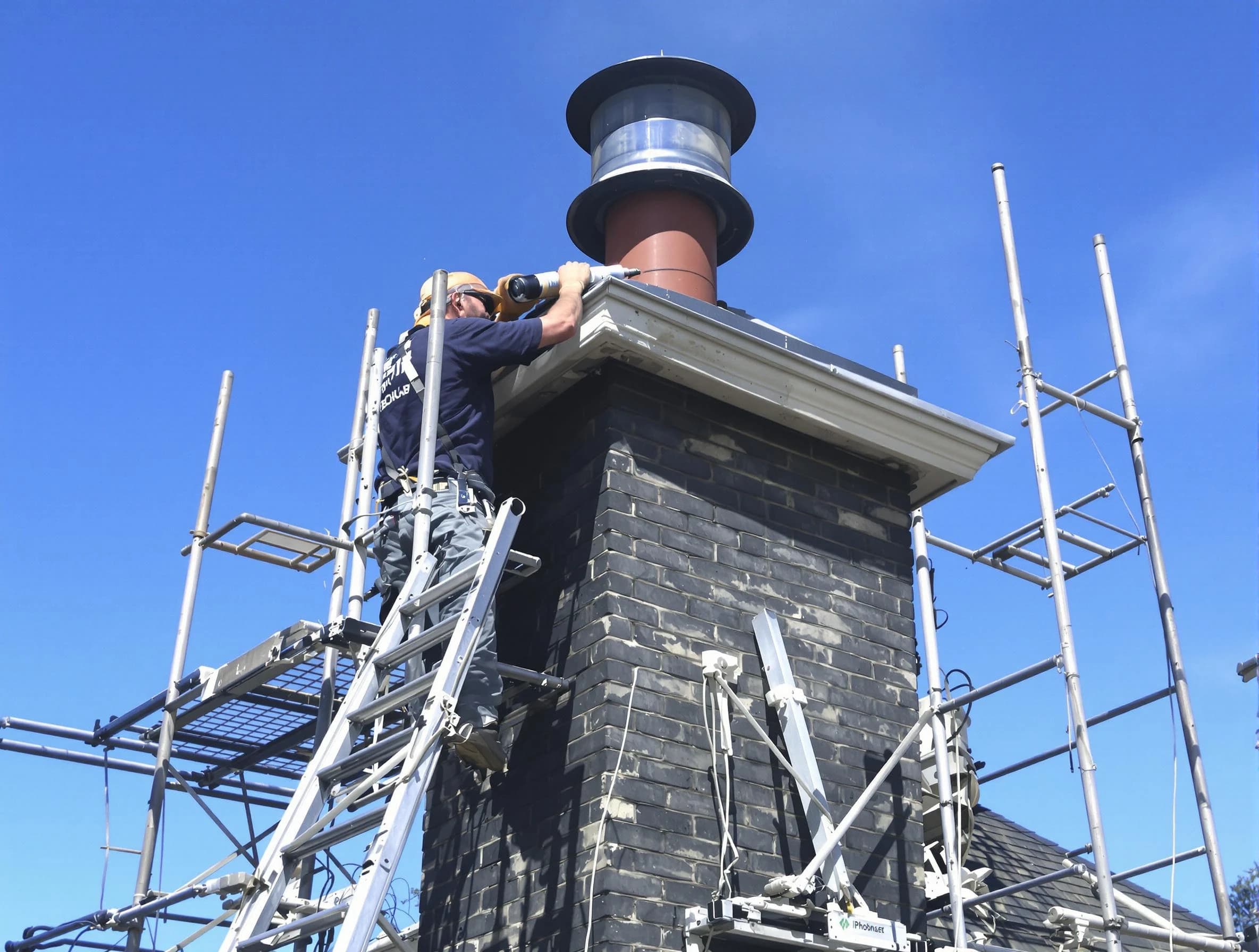 Sturdy chimney crown finished by Lochbuie Chimney Sweep in Lochbuie, CO