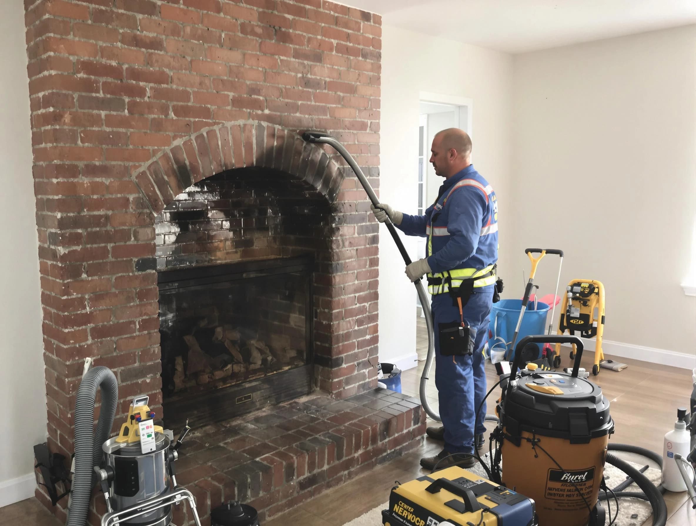 Lochbuie Chimney Sweep expert performing detailed chimney sweep in Lochbuie, CO