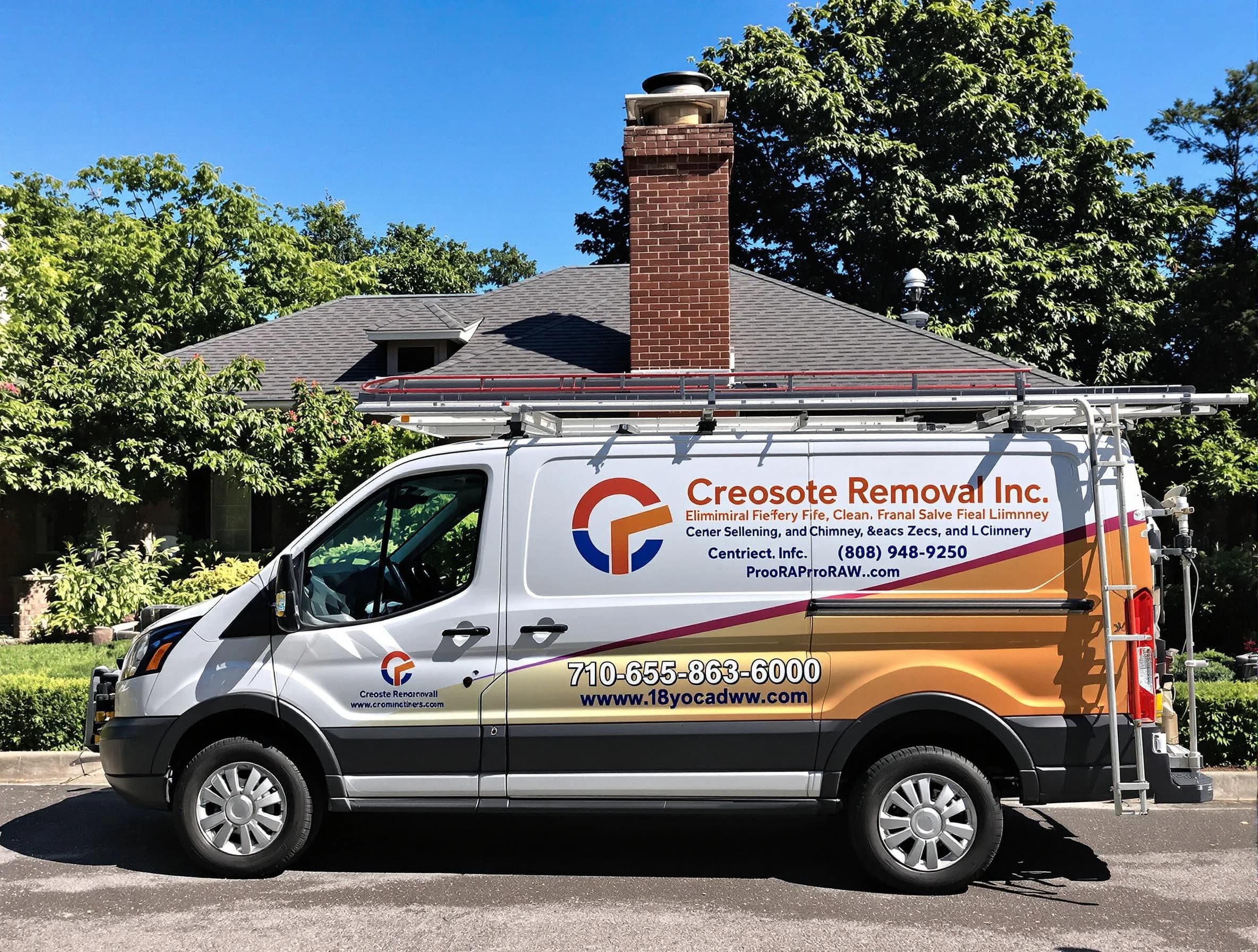 Lochbuie Chimney Sweep technician removing creosote safely in Lochbuie, CO