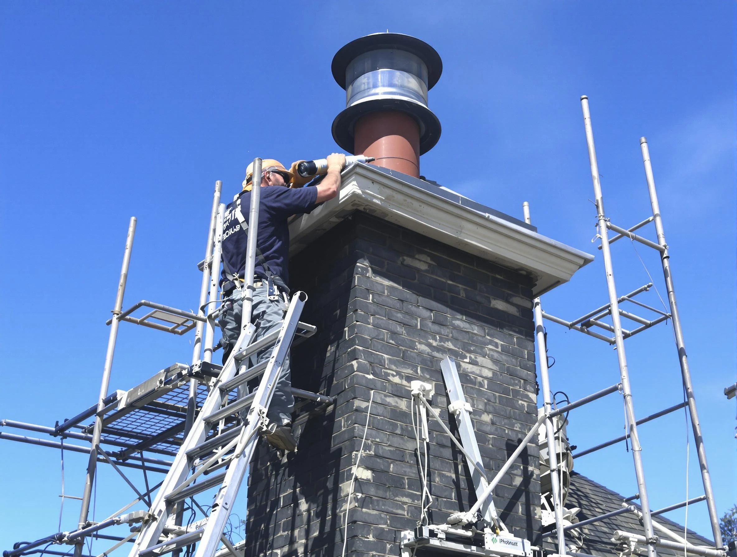 Sturdy chimney crown finished by Lochbuie Chimney Sweep in Lochbuie, CO