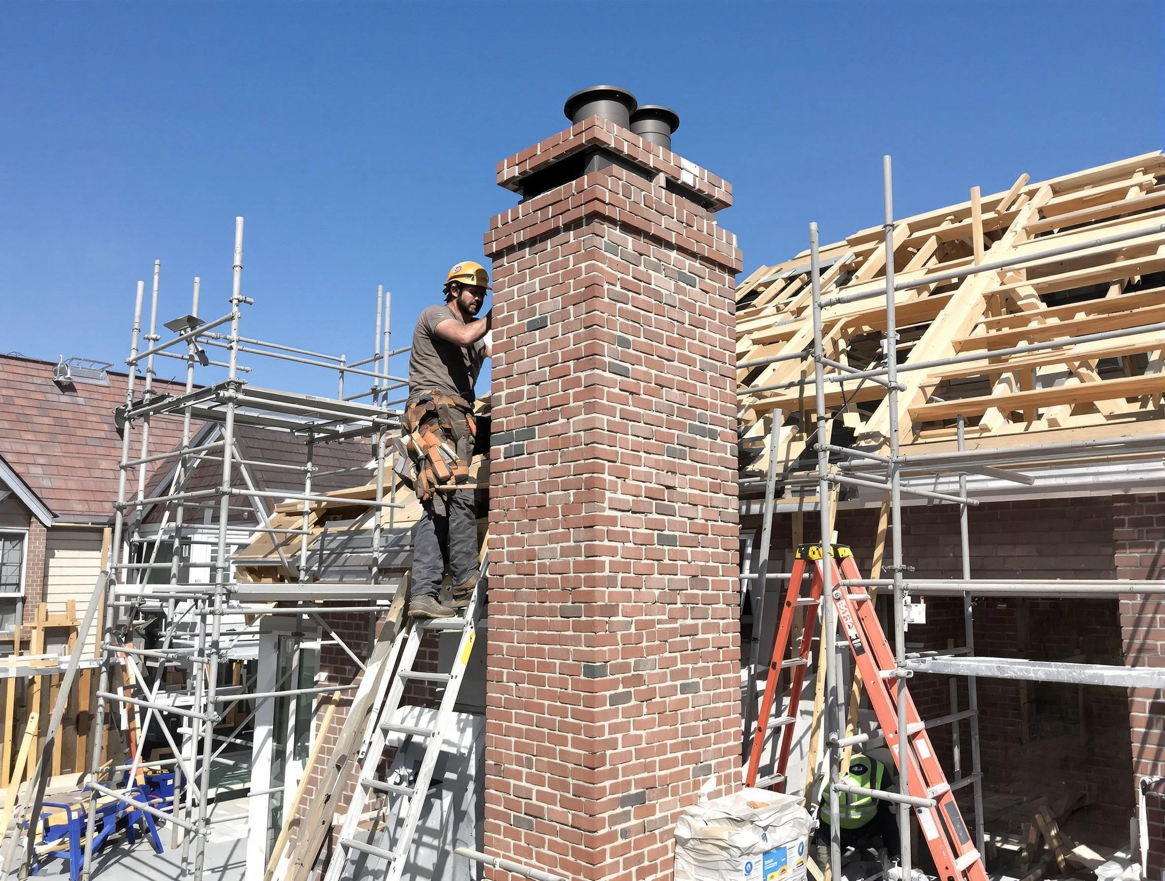 New chimney installation completed by Lochbuie Chimney Sweep in Lochbuie, CO