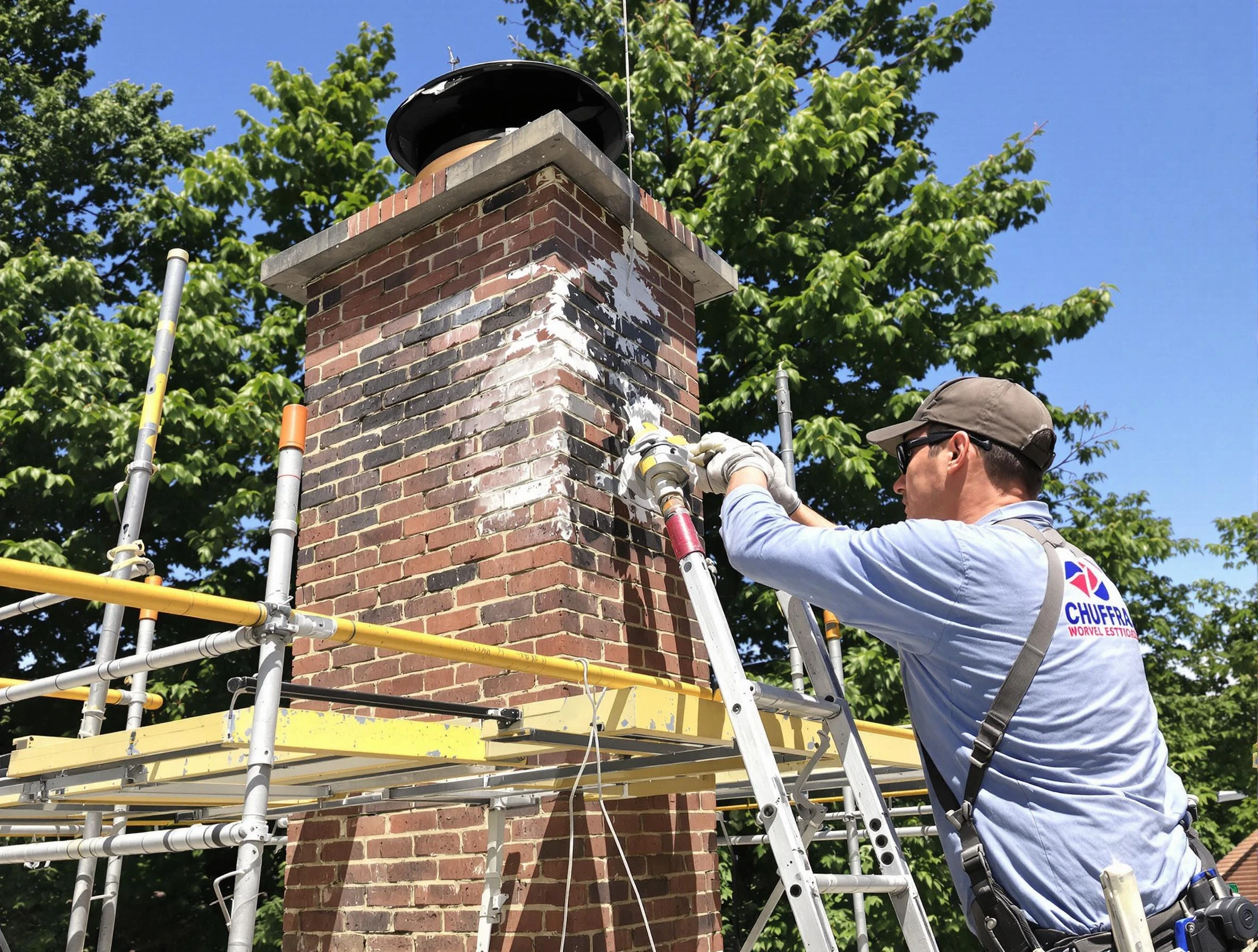 Structural chimney repair by Lochbuie Chimney Sweep in Lochbuie, CO